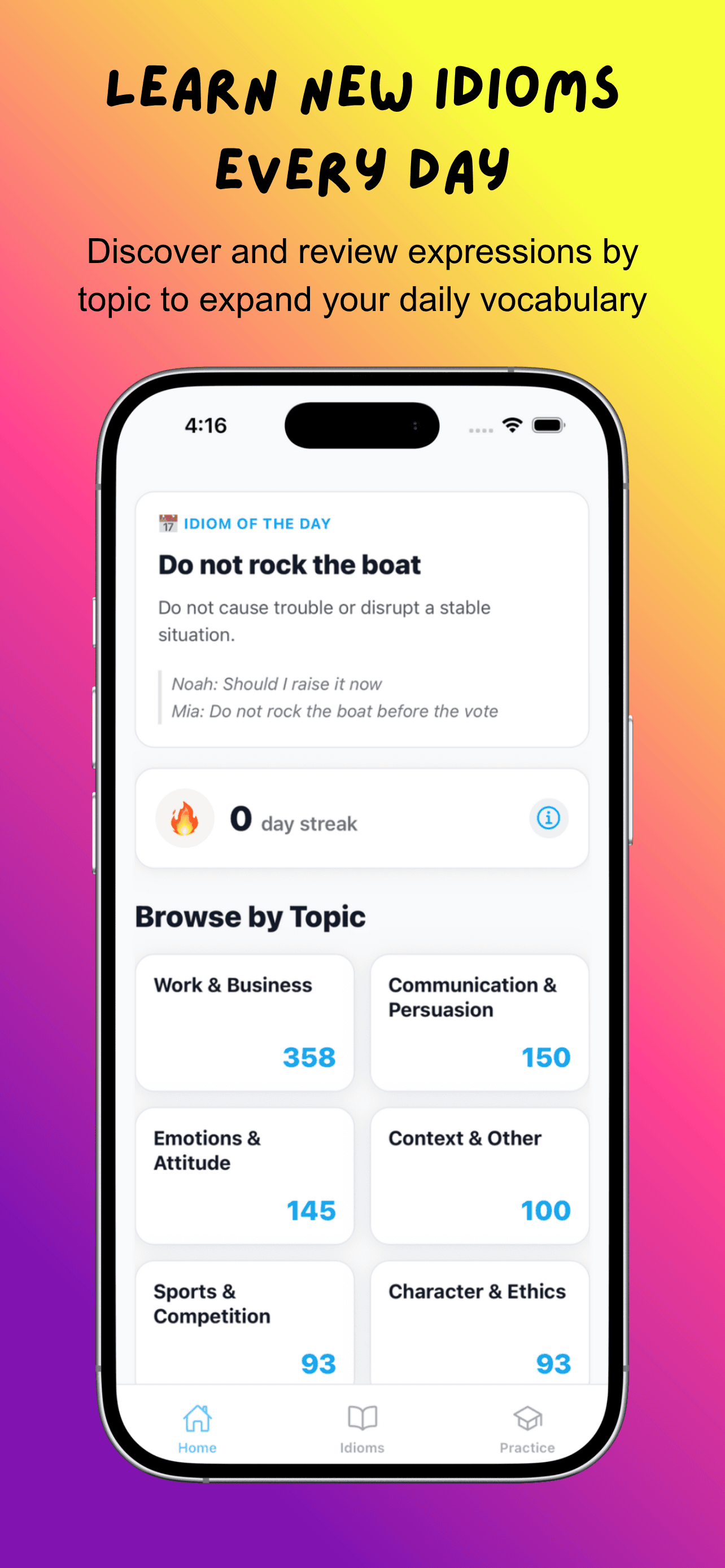 Phrase Ace App Screenshot